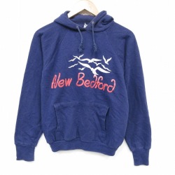 【20%OFF】80s 長袖パーカー 鳥 ネイビー M | 古着