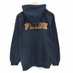 ホームディポ 00s 長袖パーカー PRIDE ブラック XL | 古着