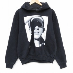 L★古着 長袖 ロック バンド スウェット パーカー メンズ チャーリープス 黒【spe】 26mar03