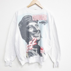 【20%OFF】80s 長袖スウェット B52 ホワイト XL | 古着