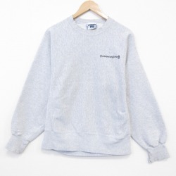 L★古着 リー Lee 長袖 スウェット メンズ 00年代 00s PRICE クルーネック 薄グレー 霜降り 26mar17