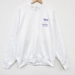 XL★古着 フルーツオブザルーム 長袖 スウェット メンズ 90年代 90s HHA クルーネック USA製 白 26mar18