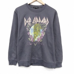 DEF LEPPARD スウェット グレー M | 古着