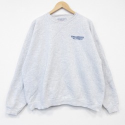 XL★古着 長袖 スウェット メンズ 90年代 90s DREAM 大きいサイズ クルーネック USA製 薄グレー 霜降り 26apr01