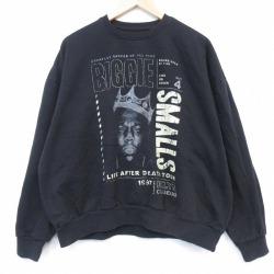 ノトーリアスBIG 長袖スウェット ブラック XL | 古着