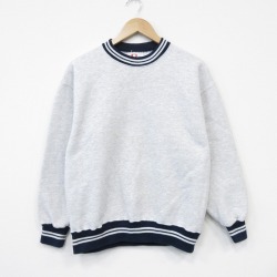 90s 長袖スウェット グレー M | 古着