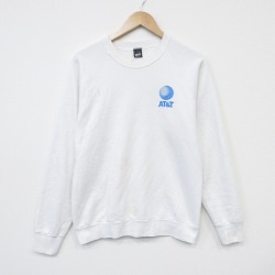 スクリーンスターズ 80s 長袖スウェット AT&T ホワイト M | 古着