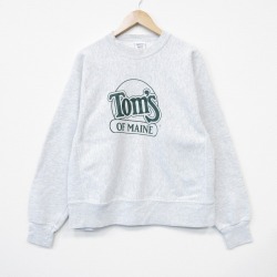 Toms 90s 長袖スウェット リバースタイプ グレー L | 古着