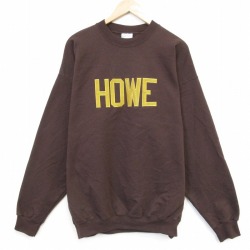 XL★古着 長袖 スウェット メンズ 00年代 00s HOWE 大きいサイズ クルーネック 茶 26apr23