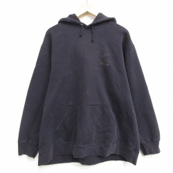 アバクロンビー 00s 長袖スウェットパーカー ネイビー XL | 古着