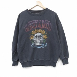 アメリカンイーグル 長袖スウェット グレイトフルデッド グレー XL | 古着