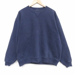 ラッセル メンバーズマーク 00s 長袖スウェット ネイビー XL | 古着