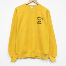 ラッセル 90s 長袖スウェット BAND イエロー L | 古着