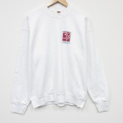 フルーツオブザルーム 90s 長袖スウェット ホワイト L | 古着
