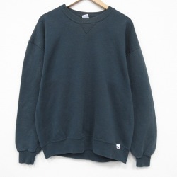 ラッセル 90s 長袖スウェット グリーン XL | 古着