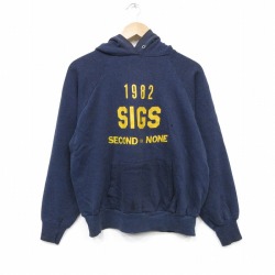 80s ラグランパーカー SIGS ネイビー M | 古着