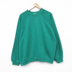 TULTEX 長袖スウェット ラグラン グリーン XL | 古着