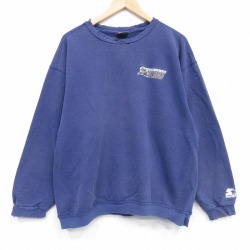 スターター 90s 長袖スウェット ピッツバーグパンサーズ ネイビー XL | 古着