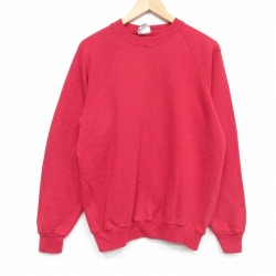 リー 90s 長袖スウェット ラグラン レッド L | 古着