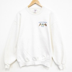 ジャージーズ 90s 長袖スウェット シカ 生成り ベージュ L | 古着