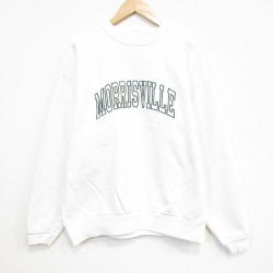 ジャージーズ 90s 長袖スウェット MORRISVILLE刺繍 ホワイト XL | 古着