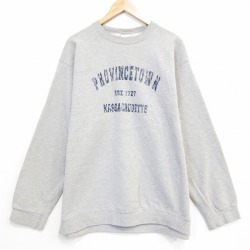 90s 長袖スウェット マサチューセッツ グレー XL | 古着
