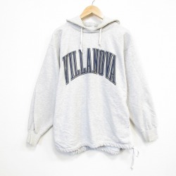 90s 長袖パーカー VILLANOVA グレー XL | 古着