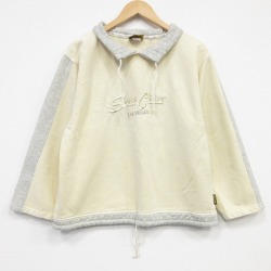 90s 長袖スウェット サウスコースト刺繍 イエロー L | 古着