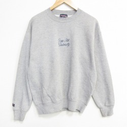 ジャンスポーツ 90s 長袖スウェット ペンシルベニアカレッジ グレー L | 古着