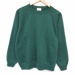 ヘインズ 90s 長袖スウェット ラグラン グリーン XL | 古着