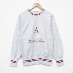 90s リバースタイプスウェット アラバマカレッジ グレー M | 古着