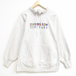 ケルスポーツ 90s 長袖スウェット VINEYARD刺繍 グレー XL | 古着