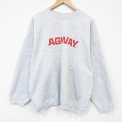 ヘインズ 90s 長袖スウェット AGWAY グレー XL | 古着
