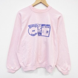 TULTEX 90s 長袖スウェット 郵便ラグラン ピンク L | 古着