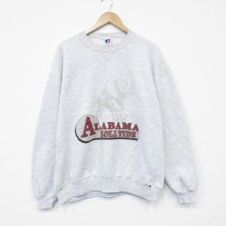 ラッセル 90s 長袖スウェット アラバマ グレー L | 古着