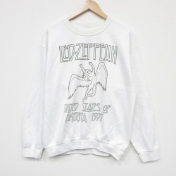 レッドツェッペリン 長袖スウェット ホワイト L | 古着