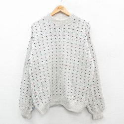 90s 長袖セーター グレー XL | 古着