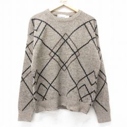 【50%OFF】ロンドンフォグ 90s 長袖セーター 霜降り ブラウン メンズL相当 | 古着