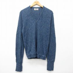 アロー 90s 長袖セーター ネイビー S | 古着