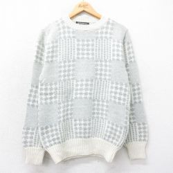 ピューリタン 80s 長袖セーター グレー S | 古着