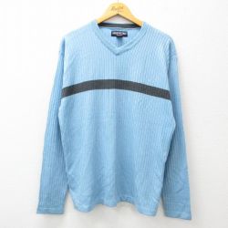 エアロポステール 00s 長袖セーター ライトブルー L | 古着