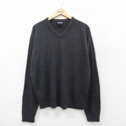ジャンセン 長袖セーター 濃グレー XL | 古着