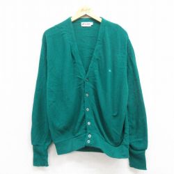 【50%OFF】ピューリタン 90s 長袖カーディガン グリーン L | 古着