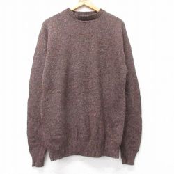 【50%OFF】80s 長袖セーター ブラウン M | 古着