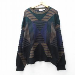 キャンパス 長袖セーター ブラック XL | 古着