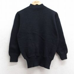 【20%OFF】60s 長袖セーター モックネック ブラック XS | 古着