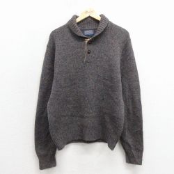 M★古着 ペンドルトン 長袖 セーター メンズ 80年代 80s ウール USA製 ベージュ系 26jan08