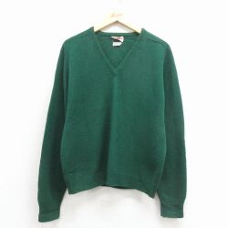 【20%OFF】80s ラグランセーター グリーン M | 古着