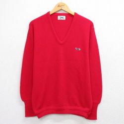 JCペニー ザフォックス 80s 長袖セーター ワンポイント レッド L | 古着