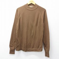 【20%OFF】80s ラグランセーター モックネック ブラウン M | 古着